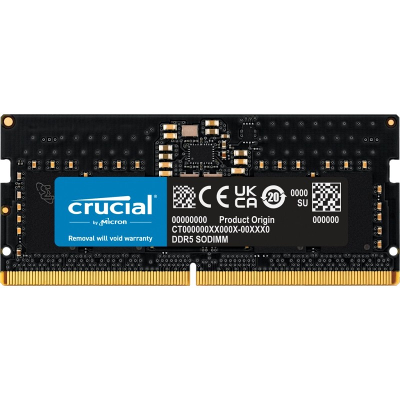 Crucial CT8G48C40S5 - 8GB DDR5 SO-DIMM Laptop RAM (4800 MHz, CL40, 262-pin) — Buy in Cyprus with Fast Delivery