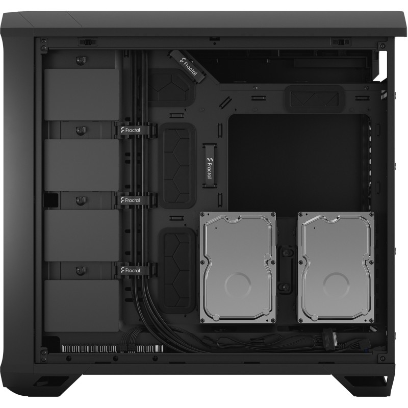 Fractal Design Torrent Mid Tower Case - Black - E-ATX/ATX/ITX Support, 2x180mm Front Fans, USB-C