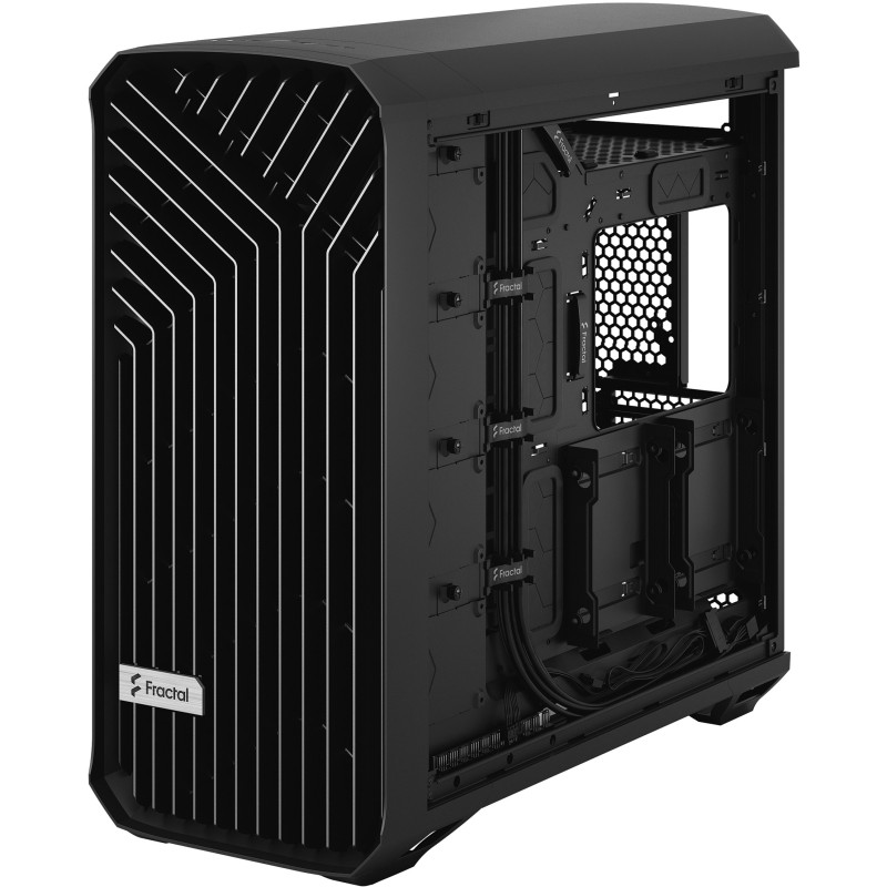 Fractal Design Torrent Mid Tower Case - Black - E-ATX/ATX/ITX Support, 2x180mm Front Fans, USB-C