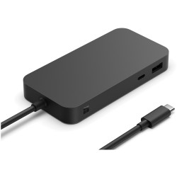 Microsoft Surface USB4 Dock - USB4 Docking Station, 100W PD, HDMI 2.1, Gigabit Ethernet, 2x USB4, Black