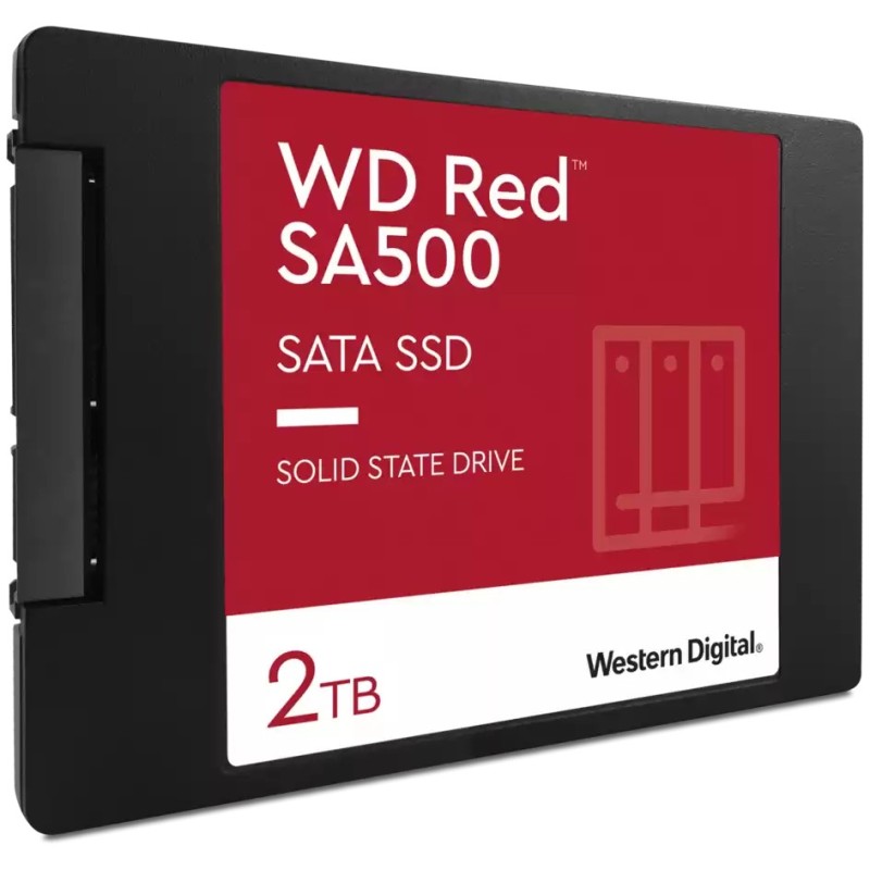 Western Digital Red SA500 2TB - 2.5" SATA III NAS SSD - WDS200T1R0A (Boxed) — Buy in Cyprus with Fast Delivery