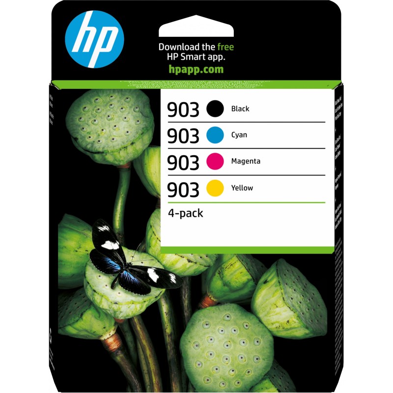 HP 903 Original Ink Multipack - 6ZC73AE - Black, Cyan, Magenta, Yellow (Standard Yield) — Buy in Cyprus with Fast Delivery