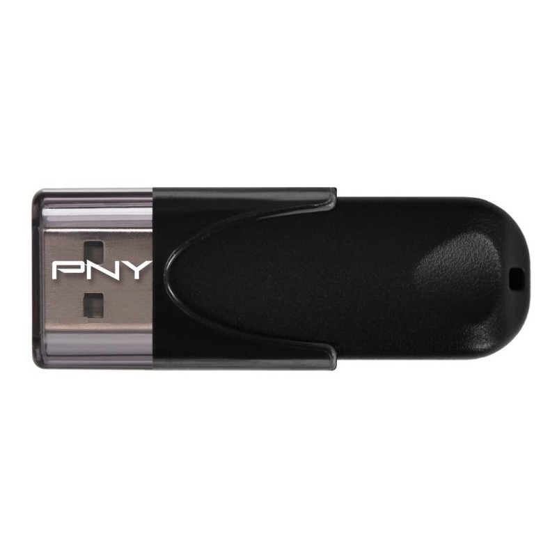 PNY Attaché 4 USB 2.0 Flash Drive - 64GB - Black — Buy in Cyprus with Fast Delivery