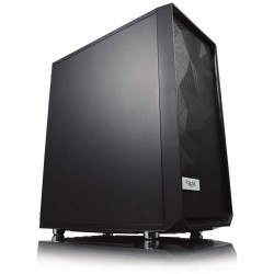 Fractal Design Meshify C - Mid Tower ATX Case - Black, Supports ATX/Micro-ATX/Mini-ITX, 315mm GPU, 170mm CPU Cooler