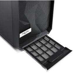 Fractal Design Meshify C - Mid Tower ATX Case - Black, Supports ATX/Micro-ATX/Mini-ITX, 315mm GPU, 170mm CPU Cooler