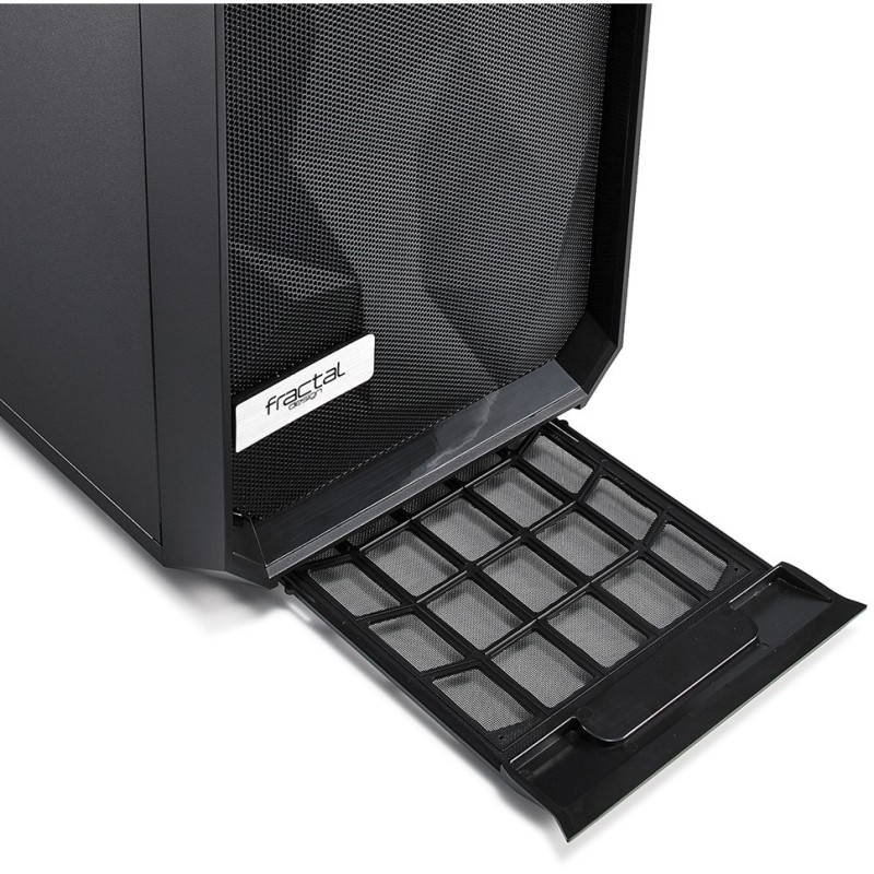 Fractal Design Meshify C - Mid Tower ATX Case - Black, Supports ATX/Micro-ATX/Mini-ITX, 315mm GPU, 170mm CPU Cooler