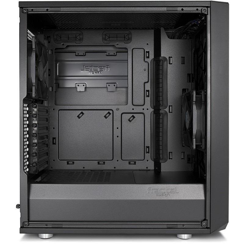 Fractal Design Meshify C - Mid Tower ATX Case - Black, Supports ATX/Micro-ATX/Mini-ITX, 315mm GPU, 170mm CPU Cooler