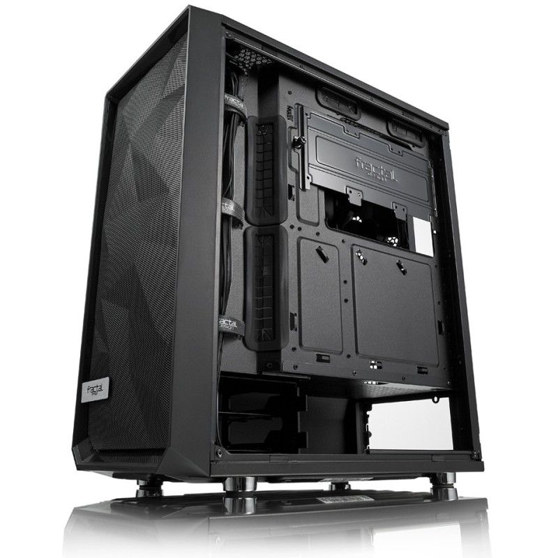 Fractal Design Meshify C - Mid Tower ATX Case - Black, Supports ATX/Micro-ATX/Mini-ITX, 315mm GPU, 170mm CPU Cooler