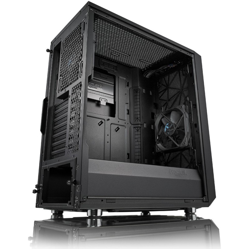 Fractal Design Meshify C - Mid Tower ATX Case - Black, Supports ATX/Micro-ATX/Mini-ITX, 315mm GPU, 170mm CPU Cooler