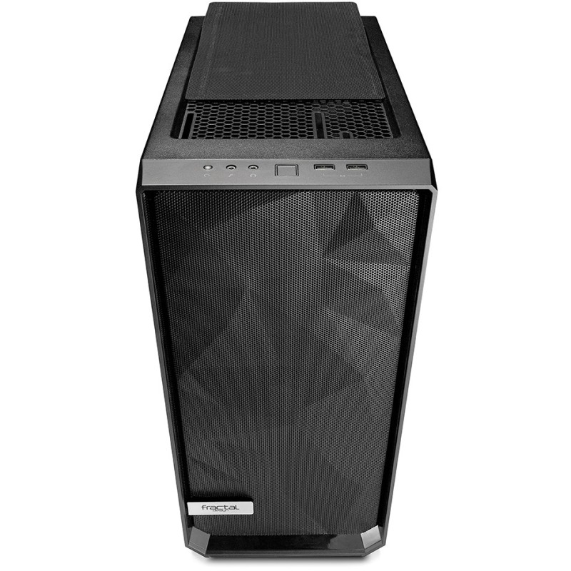 Fractal Design Meshify C - Mid Tower ATX Case - Black, Supports ATX/Micro-ATX/Mini-ITX, 315mm GPU, 170mm CPU Cooler