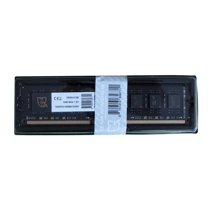 TA 8 GB DDR3 1600 Mhz UDIMM RAM - Official distributor b2b Armenius Store