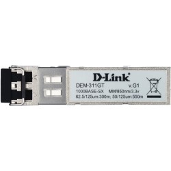 D-Link MiniGBIC SFP 1000BaseSX - DEM-311GT - Multimode LC, 850nm, 550m, Metallic — Buy in Cyprus with Fast Delivery