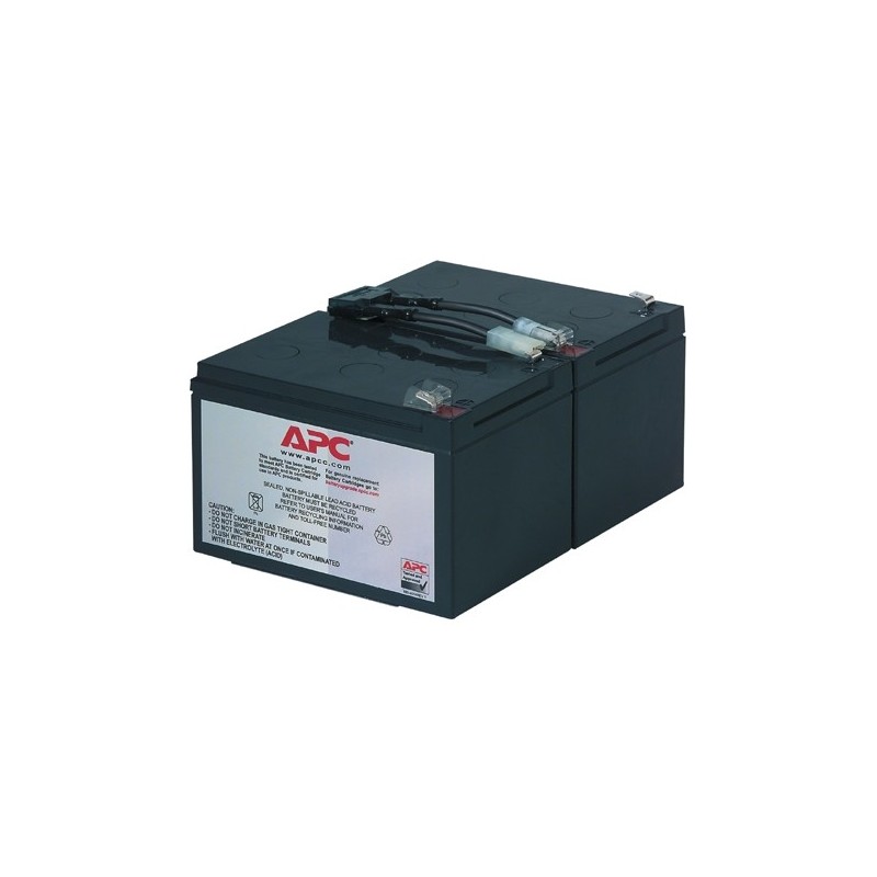 APC Replacement Battery Cartridge - RBC6 - 12V 11Ah VRLA Sealed Lead Acid, Black — Buy in Cyprus with Fast Delivery