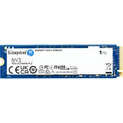 Kingston NV3 M.2 2280 NVMe PCIe 4.0 x4 - 1TB - 6000MB/s Read, 4000MB/s Write — Buy in Cyprus with Fast Delivery