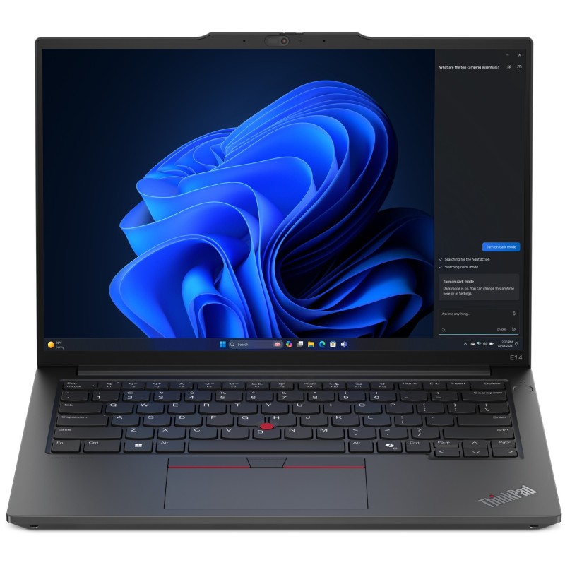 Lenovo ThinkPad E14 Gen 6 - 7535HS - Black, 14" WUXGA IPS, Ryzen 5 3.3/4.55GHz, 16GB DDR5, 512GB SSD, Windows 11 Pro