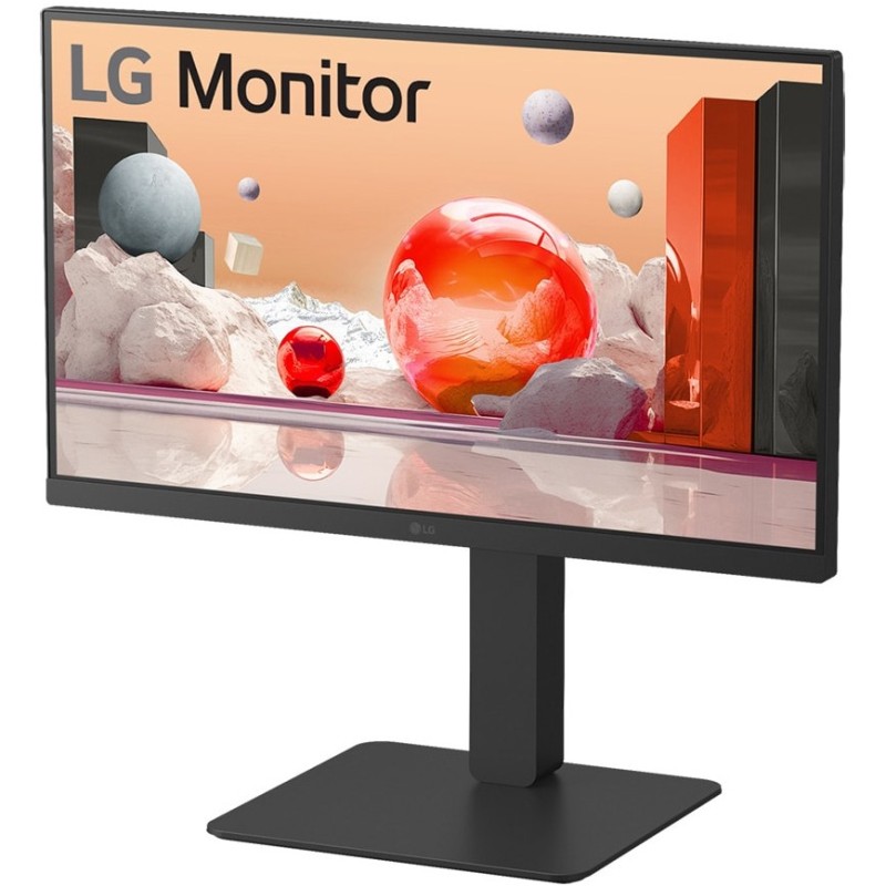 LG 24BA750-B - 23.8in Full HD IPS Monitor, 100Hz, USB-C PD 65W, DP Daisy-Chain, Black — Buy in Cyprus with Fast Delivery