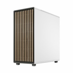 Fractal Design North XL Chalk White TG Clear - Mid Tower (E-ATX/ATX) - White, Tempered Glass & Wood Accents