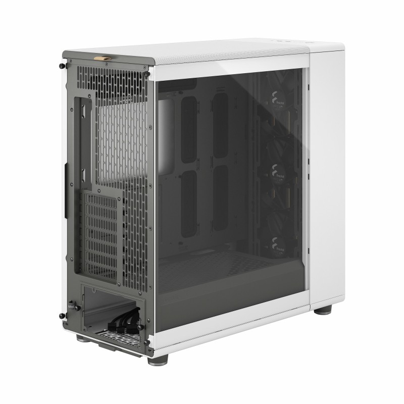Fractal Design North XL Chalk White TG Clear - Mid Tower (E-ATX/ATX) - White, Tempered Glass & Wood Accents