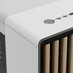 Fractal Design North XL Chalk White TG Clear - Mid Tower (E-ATX/ATX) - White, Tempered Glass & Wood Accents