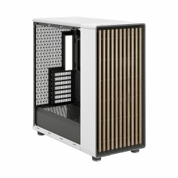 Fractal Design North XL Chalk White TG Clear - Mid Tower (E-ATX/ATX) - White, Tempered Glass & Wood Accents