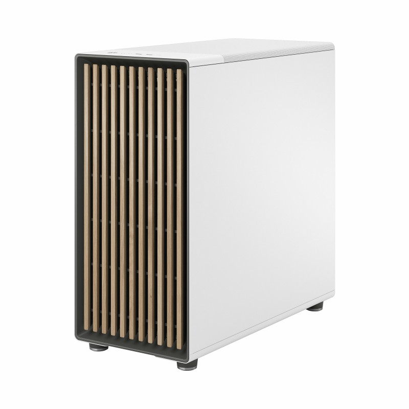 Fractal Design North XL Chalk White TG Clear - Mid Tower (E-ATX/ATX) - White, Tempered Glass & Wood Accents