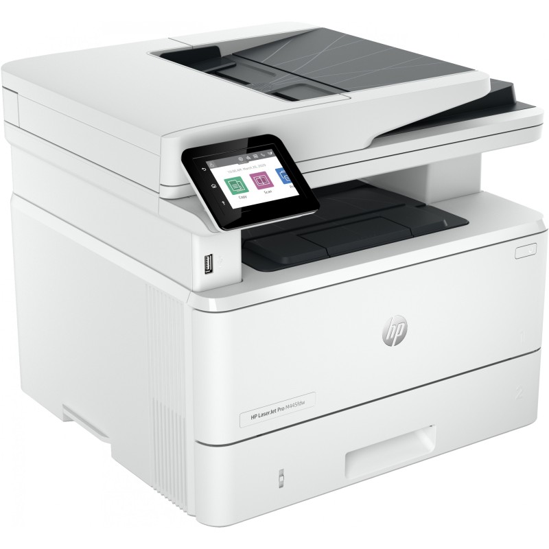 HP LaserJet Pro MFP 4102fdw - 4-in-1 Mono Laser MFP, 40 ppm, Duplex ADF, LAN/Wi-Fi, 512MB, 1.2GHz, White