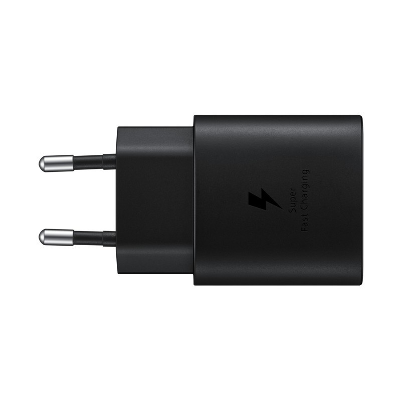 Samsung 25W USB-C Fast Charger - EP-TA800 - Black, USB-C to USB-C Cable, PD 25W, 100-240V — Buy in Cyprus with Fast Delivery