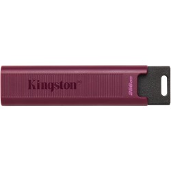 Kingston DataTraveler Max - 256GB USB 3.2 Gen 2 Type-A Flash Drive - Red, 1000MB/s Read, Slide Design