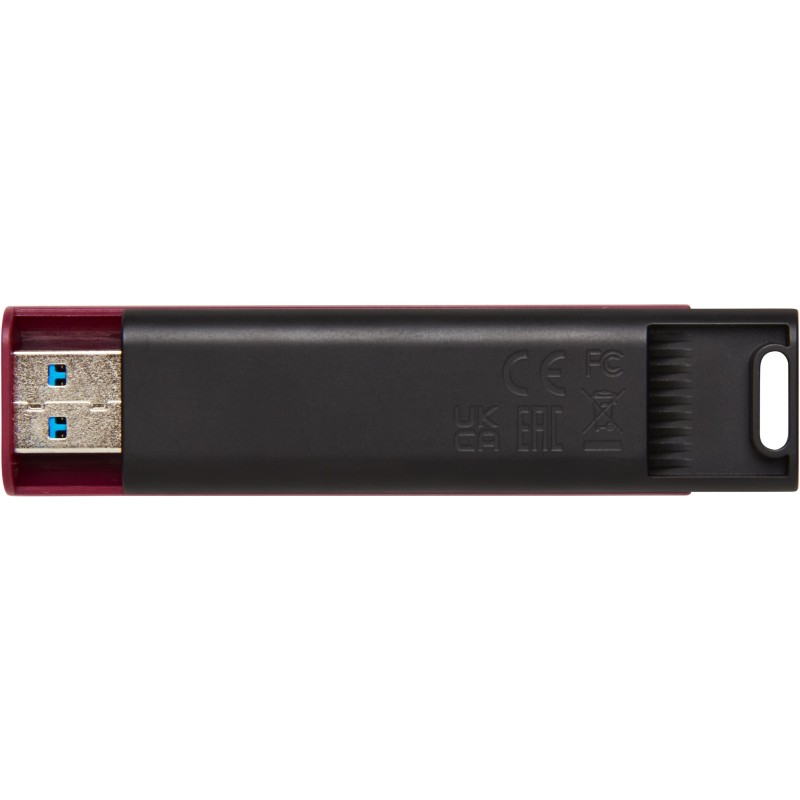 Kingston DataTraveler Max - 256GB USB 3.2 Gen 2 Type-A Flash Drive - Red, 1000MB/s Read, Slide Design