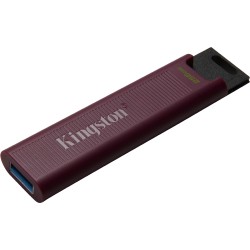 Kingston DataTraveler Max - 256GB USB 3.2 Gen 2 Type-A Flash Drive - Red, 1000MB/s Read, Slide Design