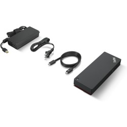 Lenovo ThinkPad Universal Thunderbolt 4 Dock - 135W Adapter - Black, TB4, HDMI 2.1, 2xDP1.4, 4xUSB-A + USB-C