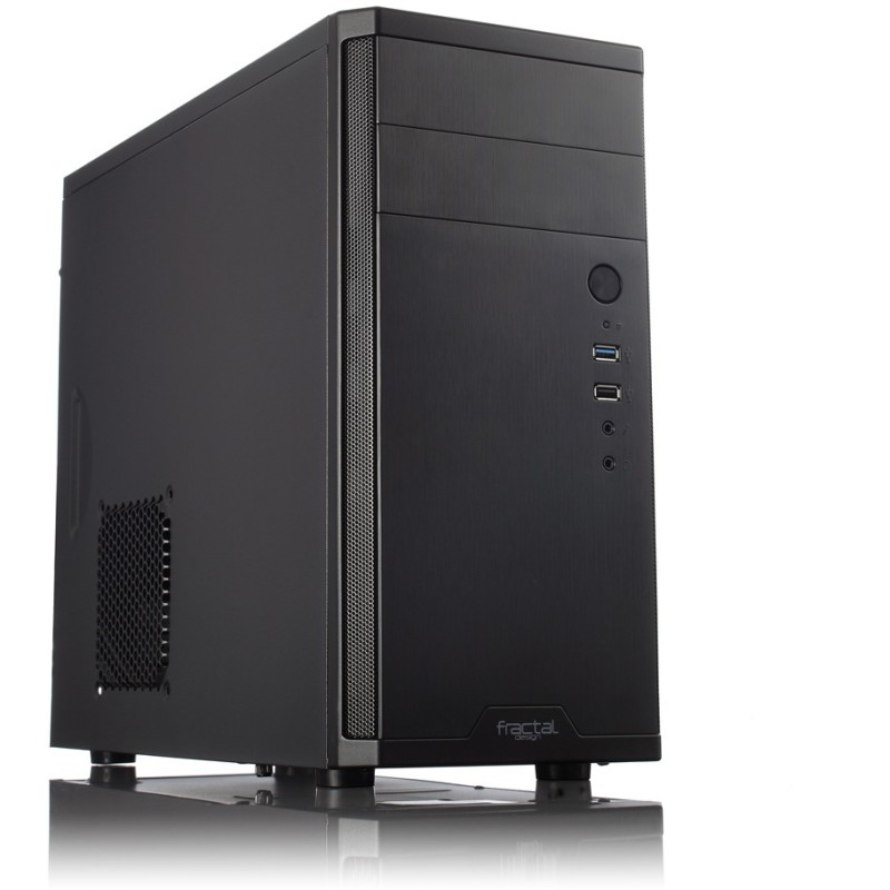 Fractal Design Core 1100 - Mini Tower Case (Micro-ATX / Mini-ITX) - Black, 350mm GPU, 148mm CPU Cooler