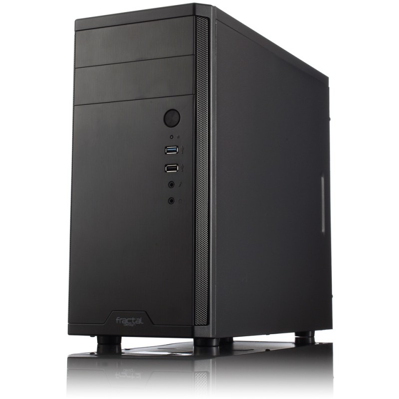 Fractal Design Core 1100 - Mini Tower Case (Micro-ATX / Mini-ITX) - Black, 350mm GPU, 148mm CPU Cooler