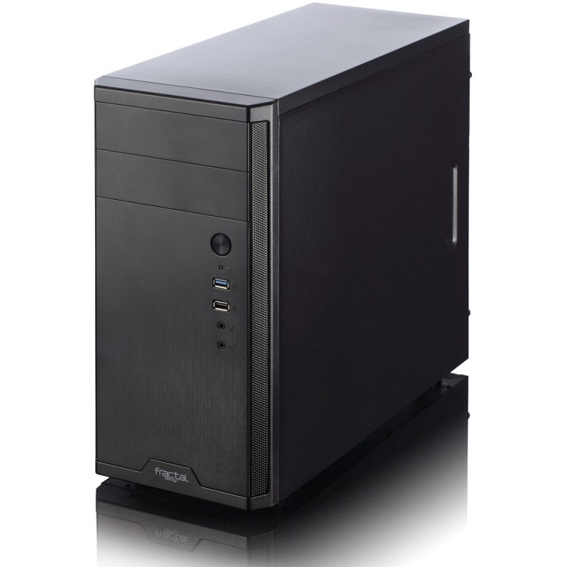 Fractal Design Core 1100 - Mini Tower Case (Micro-ATX / Mini-ITX) - Black, 350mm GPU, 148mm CPU Cooler