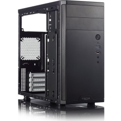 Fractal Design Core 1100 - Mini Tower Case (Micro-ATX / Mini-ITX) - Black, 350mm GPU, 148mm CPU Cooler