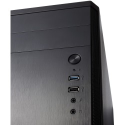 Fractal Design Core 1100 - Mini Tower Case (Micro-ATX / Mini-ITX) - Black, 350mm GPU, 148mm CPU Cooler