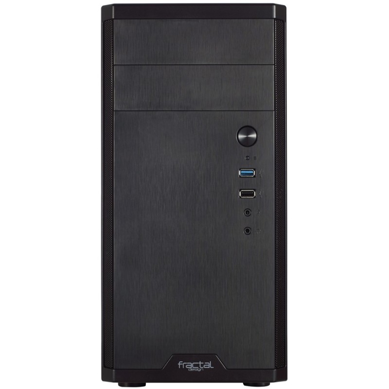 Fractal Design Core 1100 - Mini Tower Case (Micro-ATX / Mini-ITX) - Black, 350mm GPU, 148mm CPU Cooler