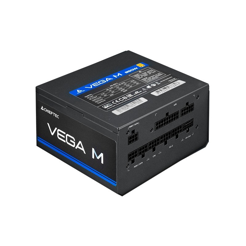 Chieftec Vega M Series PPG-850-C - 850W 80 PLUS Gold Fully-Modular ATX 3.1 PSU (Black) — Buy in Cyprus with Fast Delivery