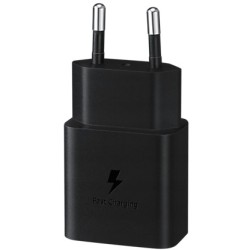 Samsung Fast 15W USB-C Charger - EP-T1510XBEGEU - Black, 1 m USB-C Cable, 9V/1.67A — Buy in Cyprus with Fast Delivery