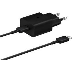 Samsung Fast 15W USB-C Charger - EP-T1510XBEGEU - Black, 1 m USB-C Cable, 9V/1.67A — Buy in Cyprus with Fast Delivery