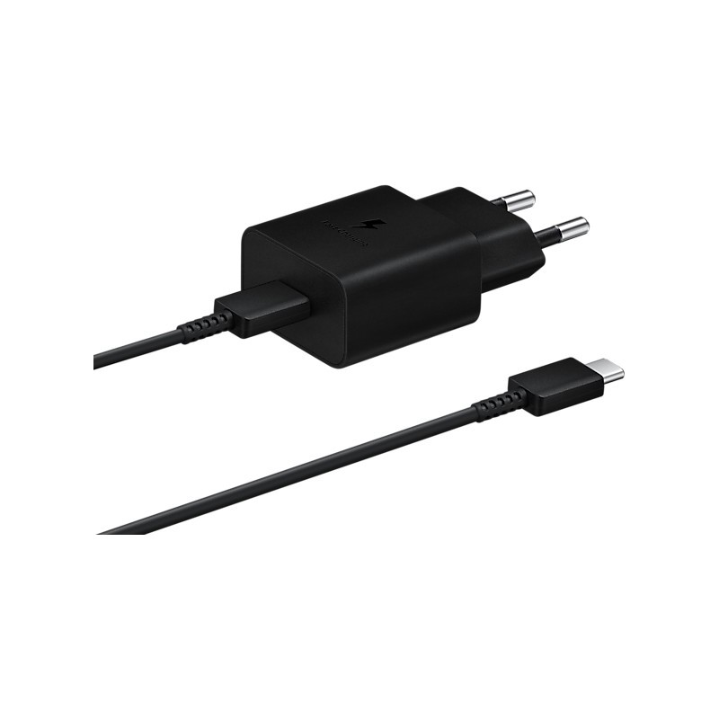 Samsung Fast 15W USB-C Charger - EP-T1510XBEGEU - Black, 1 m USB-C Cable, 9V/1.67A — Buy in Cyprus with Fast Delivery