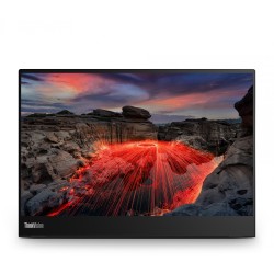 Lenovo ThinkVision M14t Gen 2 - 14" 2.2K (2240x1400) IPS Multi-Touch Portable Monitor - Raven Black, 65W PD, 60Hz