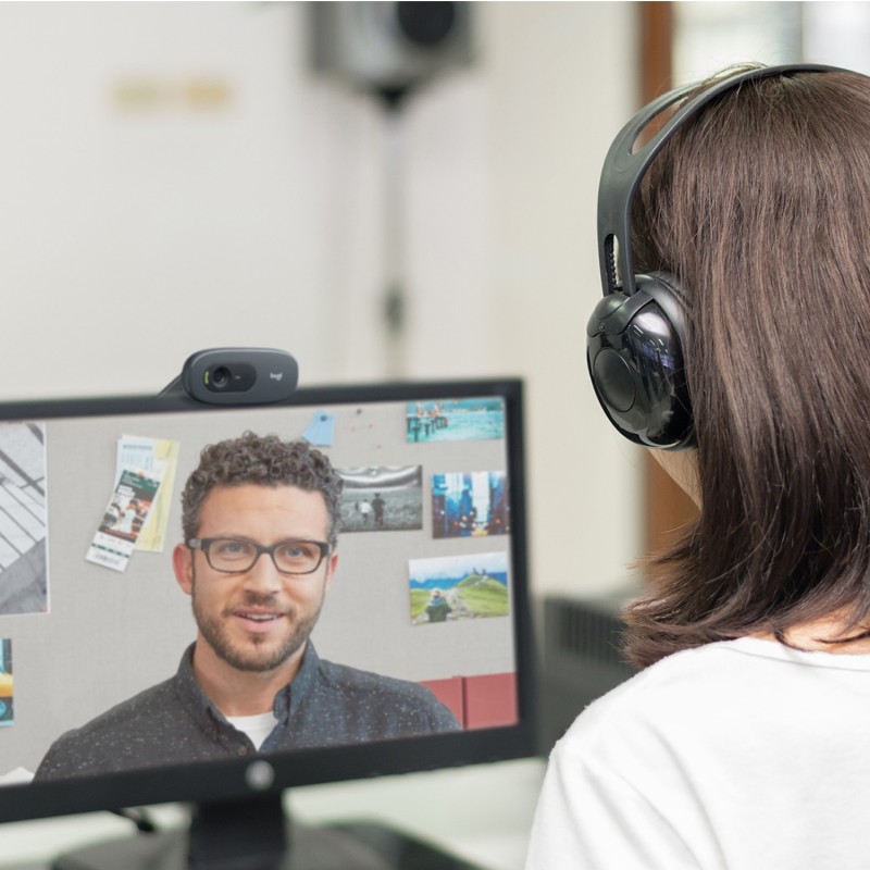 Logitech C505 HD Webcam - C505 - 720p 30fps, 60° FOV, Graphite, USB, Built-in Mic — Buy in Cyprus with Fast Delivery