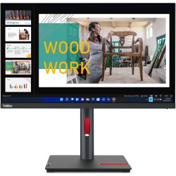 Lenovo ThinkVision P24q-30 - 23.8" QHD (2560x1440) IPS HDR10 60Hz 4ms HDMI 2.0 DP1.4 4xUSB-A VESA 100x100 Raven Black