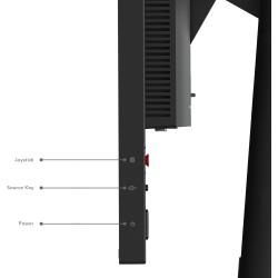 Lenovo ThinkVision T24d-30 - 24" (1920x1200) IPS 16:10, 100Hz, 4ms, HDMI/DP/VGA, Built-in Speakers, Raven Black