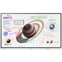Samsung Flip Pro WM85B - 85in (216cm) 4K UHD MultiTouch LCD, VA Panel, 350 cd/m², Grey/White