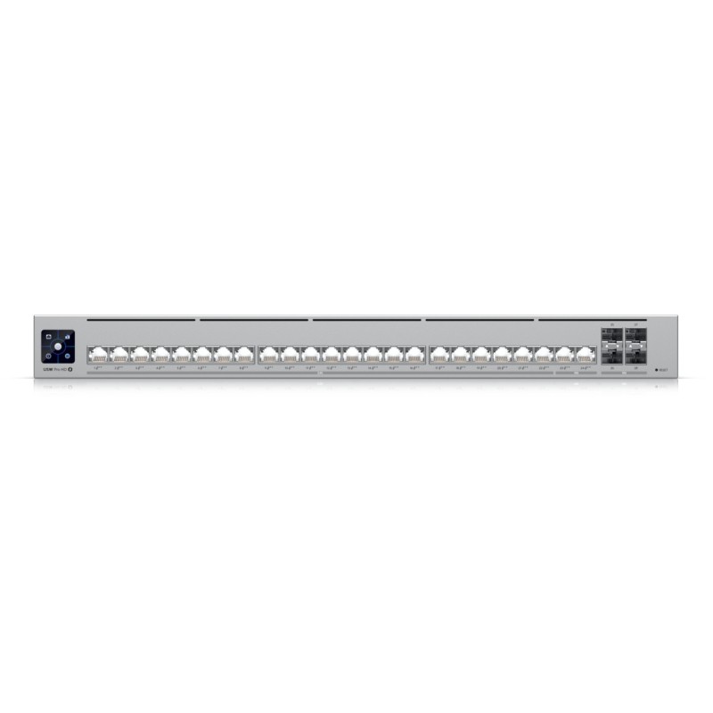 Ubiquiti UniFi Switch Pro HD - USW-Pro-HD-24-PoE - 24-Port Multi‑Gig 2.5G/10G PoE++ Rackmount, Grey