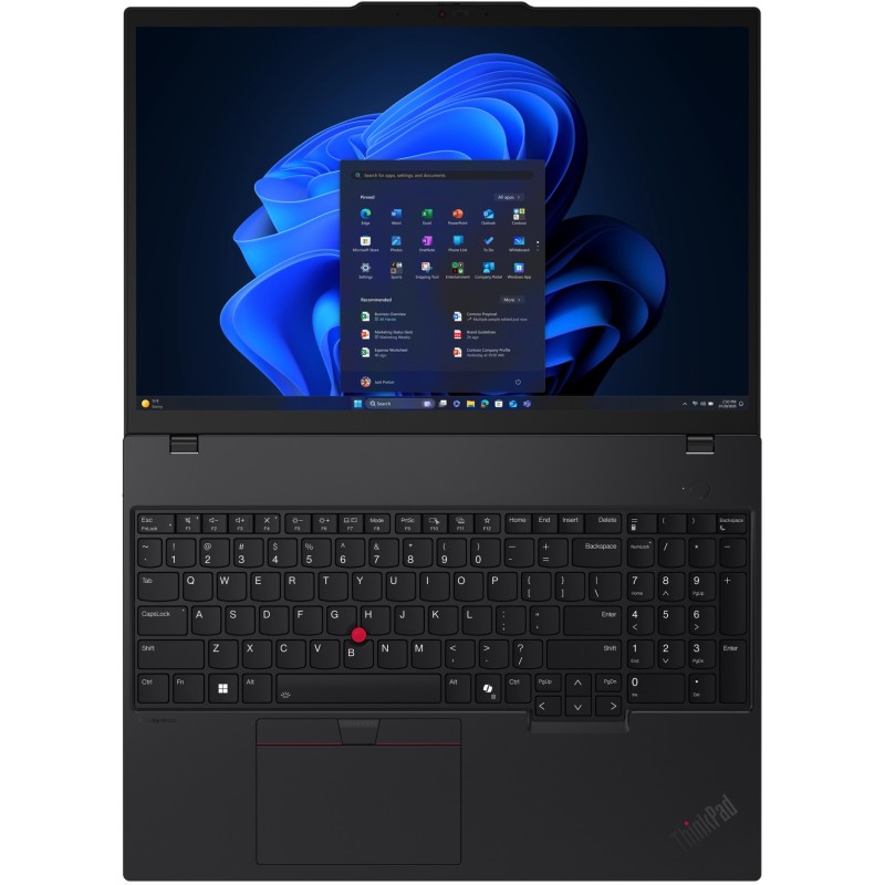 Lenovo ThinkPad T16 Gen 4 - CU5-225U - Black, 16GB DDR5, 512GB SSD, Intel Core Ultra 5 225U, 16in WUXGA