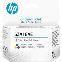 HP 6ZA18AE Tri-Color Printhead - Cyan/Magenta/Yellow - Fits HP Smart Tank & Tank 5100 Series