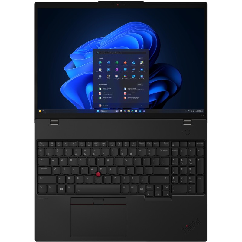 Lenovo ThinkPad L16 Gen 2 - 225U - Black, 16GB DDR5, 512GB PCIe SSD, Intel Core Ultra 5 (up to 4.8GHz), 16" WUXGA, Win11 Pro